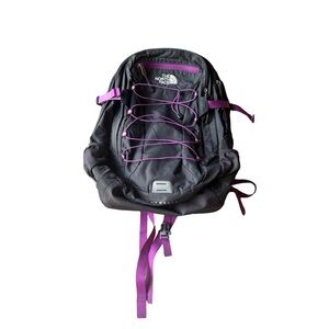 Unisex The NORTH FACE "BOREALIS" EDITION BACKPACK Gray & Purple 18"×15"×7"